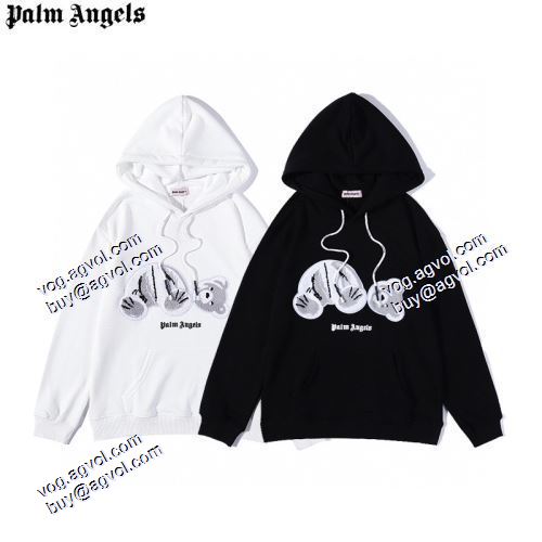 2色可選 オシャレロゴパーカー 2021秋冬 パーム?エンジェルス Palm Angels パーカー パーム エンジェルス パーカー スーパーコピー 大人気アイテム！入手困難